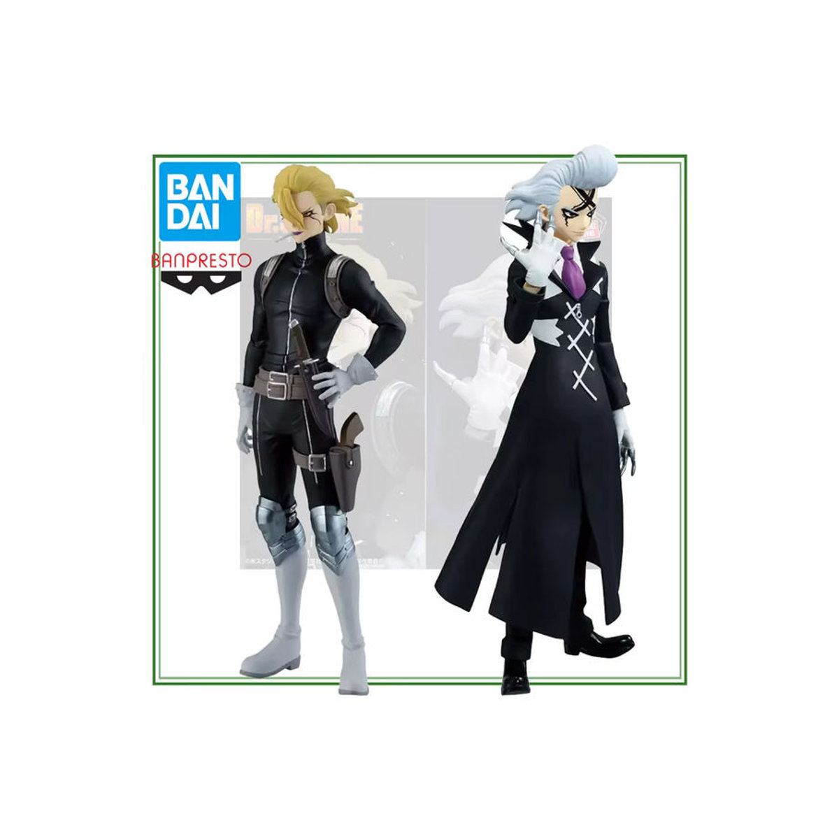 Bandai Banpresto Dr. Stone Anime Figur Stanley Snyder in Schwarz aus Kunststoff - Bild 6