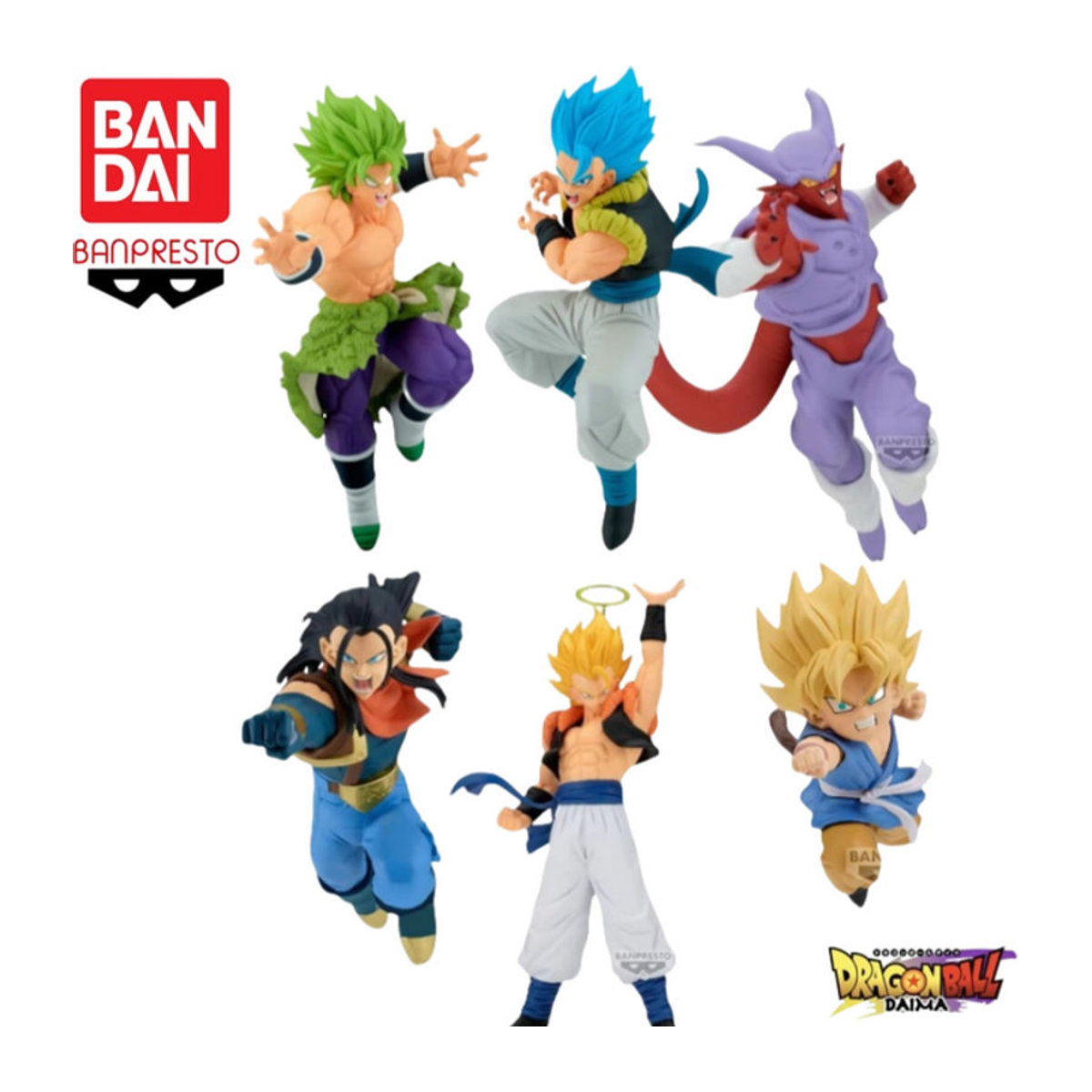 Bandai Banpresto Dragon Ball Son Goku Gogeta Actionfigur aus Kunststoff, mehrfarbig - Bild 1
