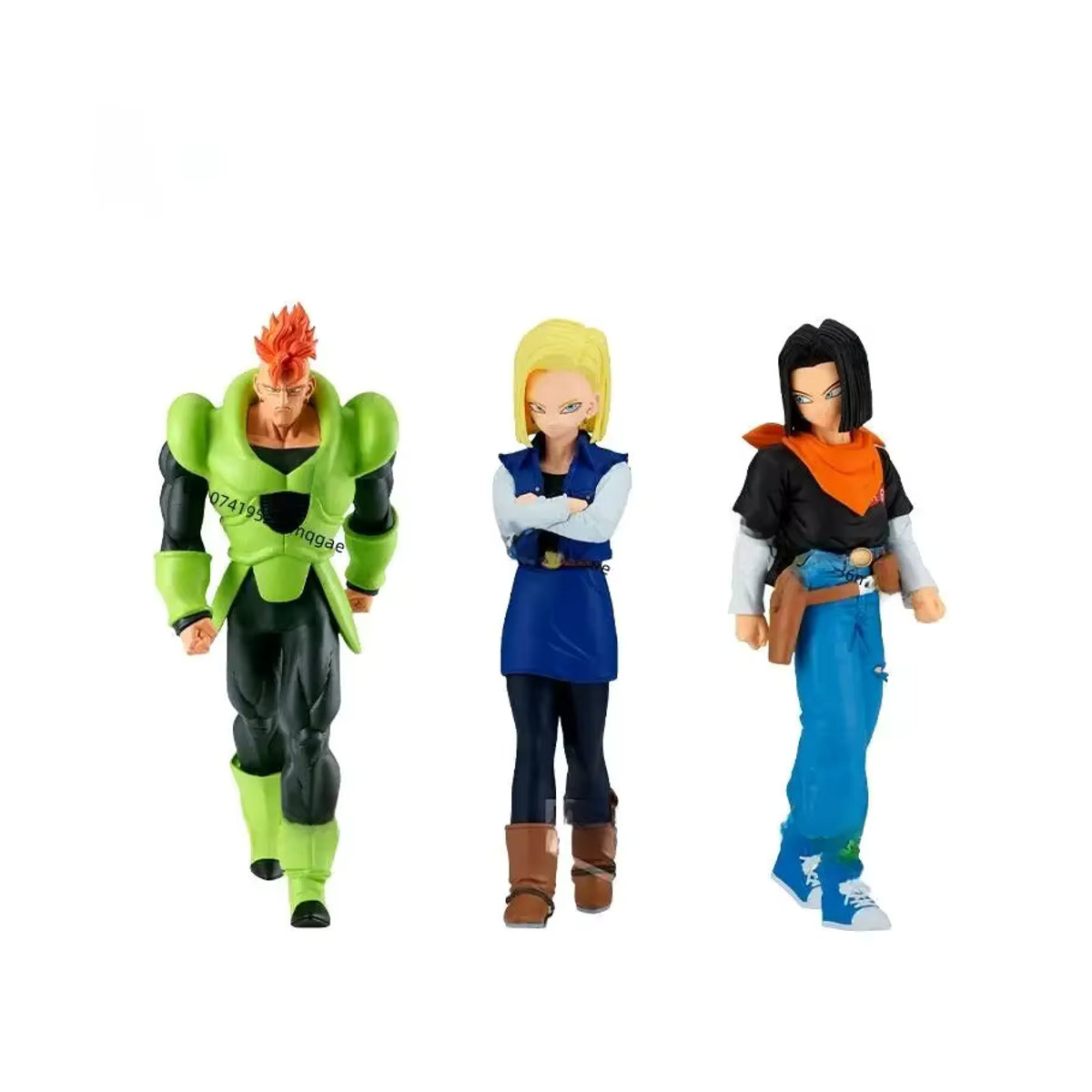 Bandai Banpresto Dragon Ball Z Solid Edge Works Anime Actionfiguren Android 16, 17 und 18 aus Kunststoff, mehrfarbig - Bild 3