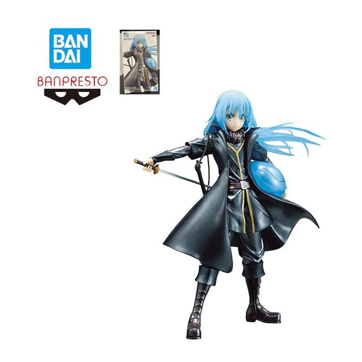 Bandai Banpresto ESPRESTO That Time I Got Reincarnated as a Slime Rimuru Tempest Anime Figur in Schwarz - Bild 1