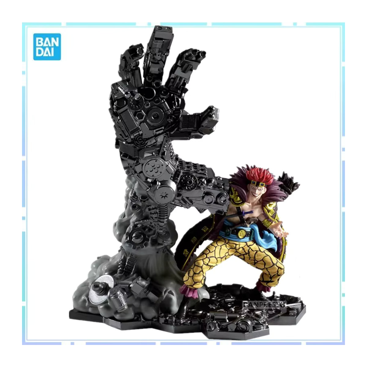 Bandai Banpresto One Piece Eustass Kid Anime Actionfigur aus PVC, mehrfarbig - Bild 1