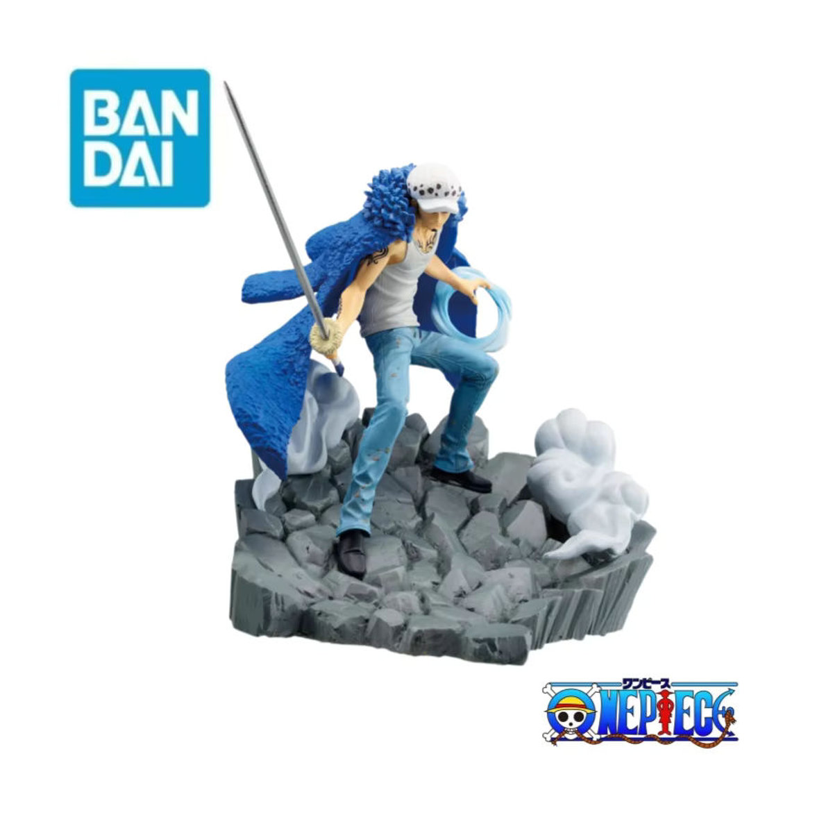 Bandai Banpresto One Piece Figurenmodell Marshall D Teach und Trafalgar D Water Law in Mehrfarbig - Bild 2