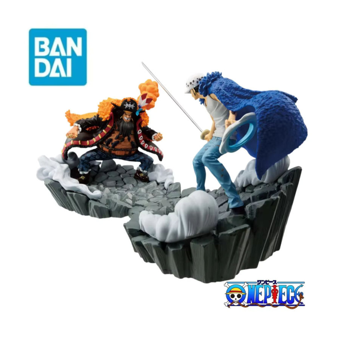 Bandai Banpresto One Piece Figurenmodell Marshall D Teach und Trafalgar D Water Law in Mehrfarbig - Bild 5