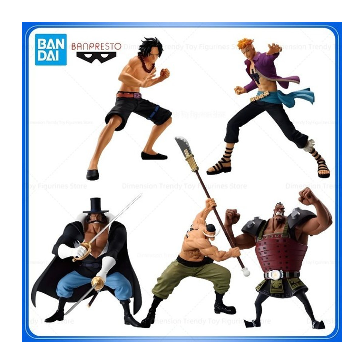 BANDAI Banpresto One Piece Grandista Anime Action Figures Mehrfarbig - Bild 1