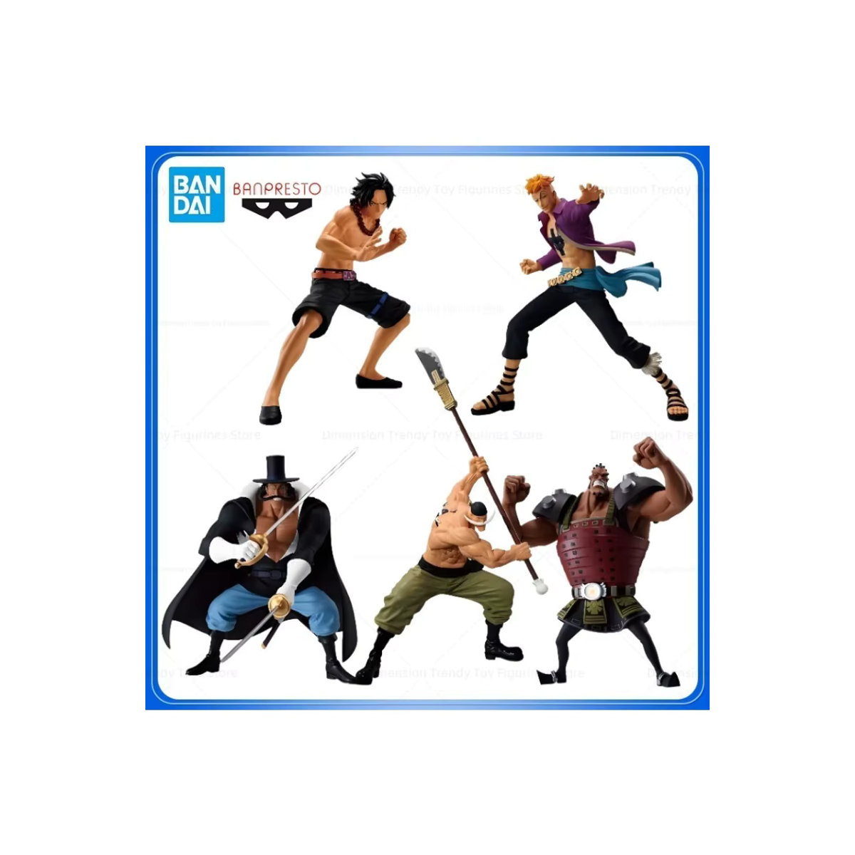 BANDAI Banpresto One Piece Grandista Anime Action Figures Mehrfarbig - Bild 7