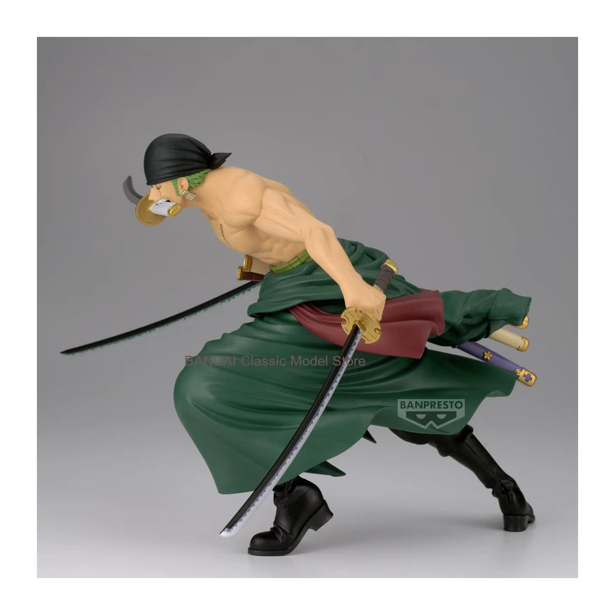 Bandai Banpresto One Piece Grandista Roronoa Zoro II Anime Sammlerfigur aus Kunststoff, mehrfarbig - Bild 3