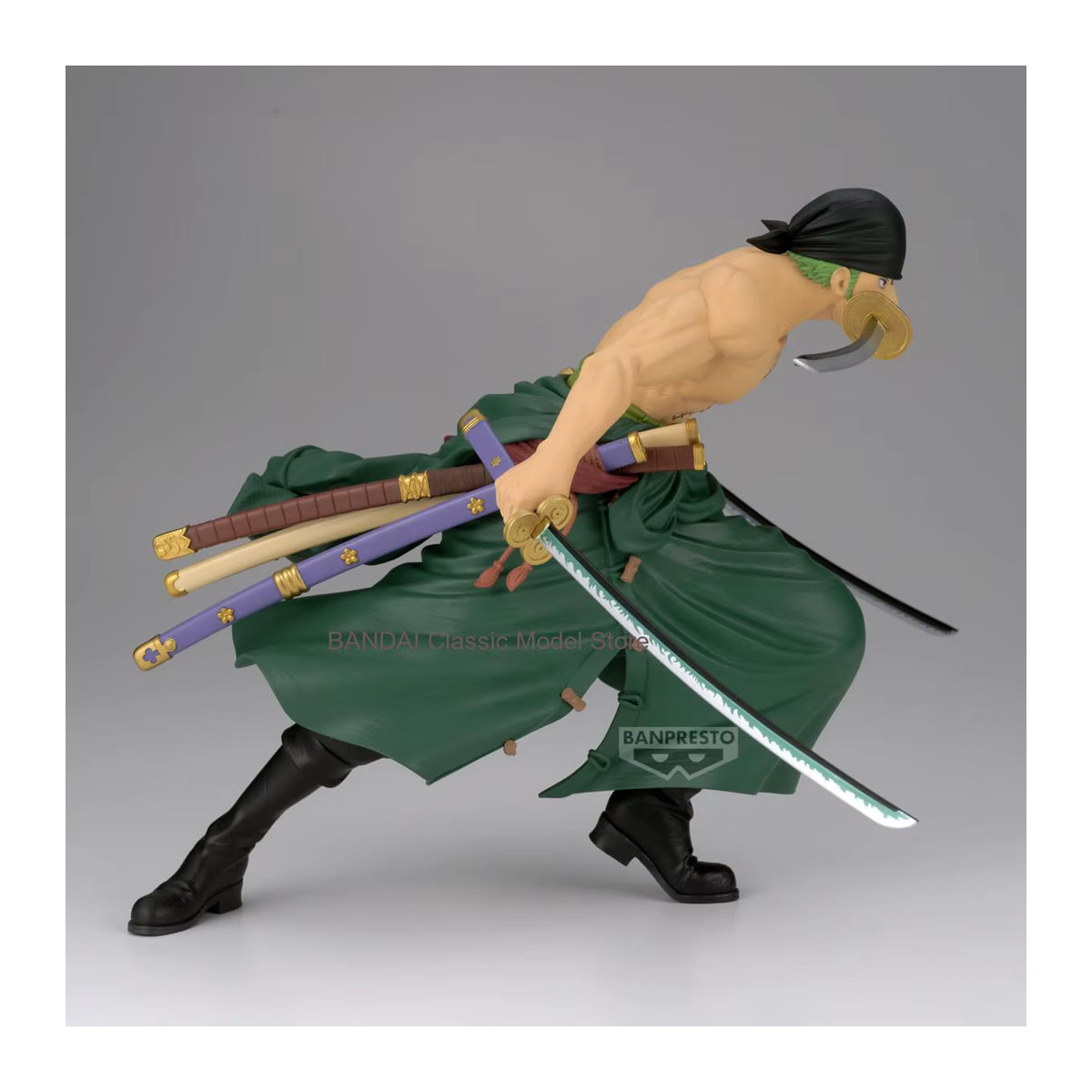Bandai Banpresto One Piece Grandista Roronoa Zoro II Anime Sammlerfigur aus Kunststoff, mehrfarbig - Bild 4