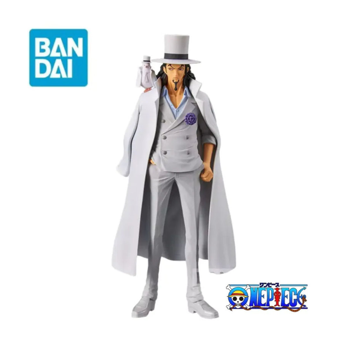 Bandai Banpresto One Piece Rob Lucci Anime Figur in Weiß - Bild 2