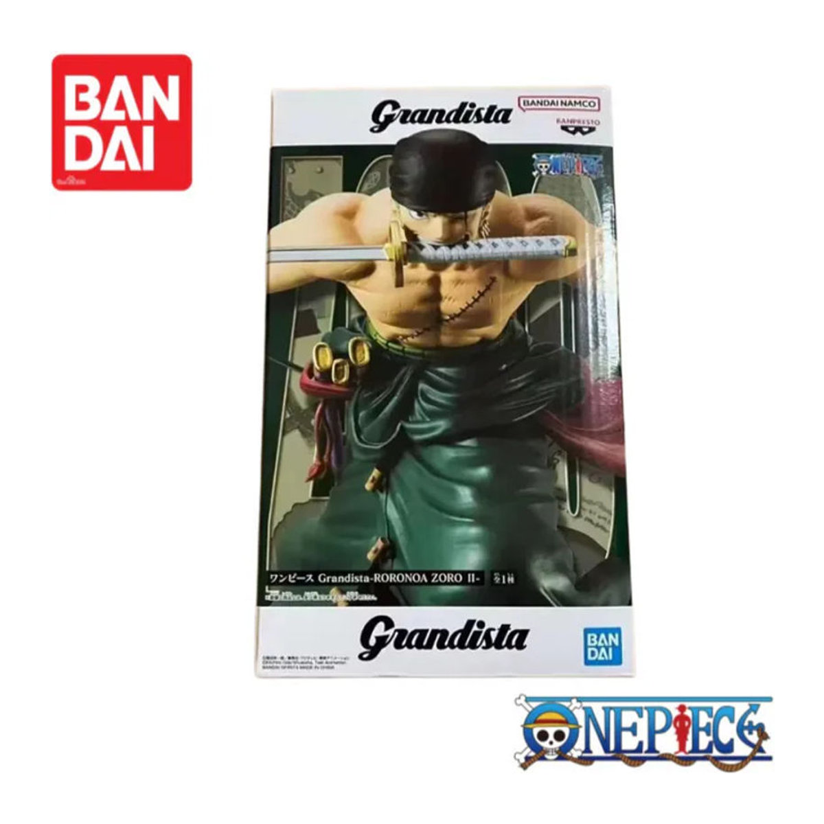 Bandai Banpresto One Piece Roronoa Zoro Anime Actionfigur aus Kunststoff, mehrfarbig - Bild 1