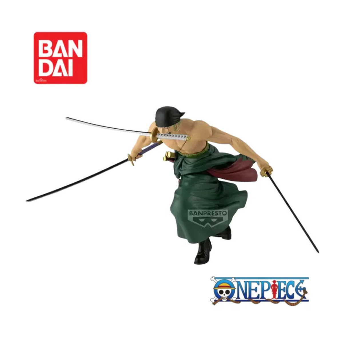 Bandai Banpresto One Piece Roronoa Zoro Anime Actionfigur aus Kunststoff, mehrfarbig - Bild 4
