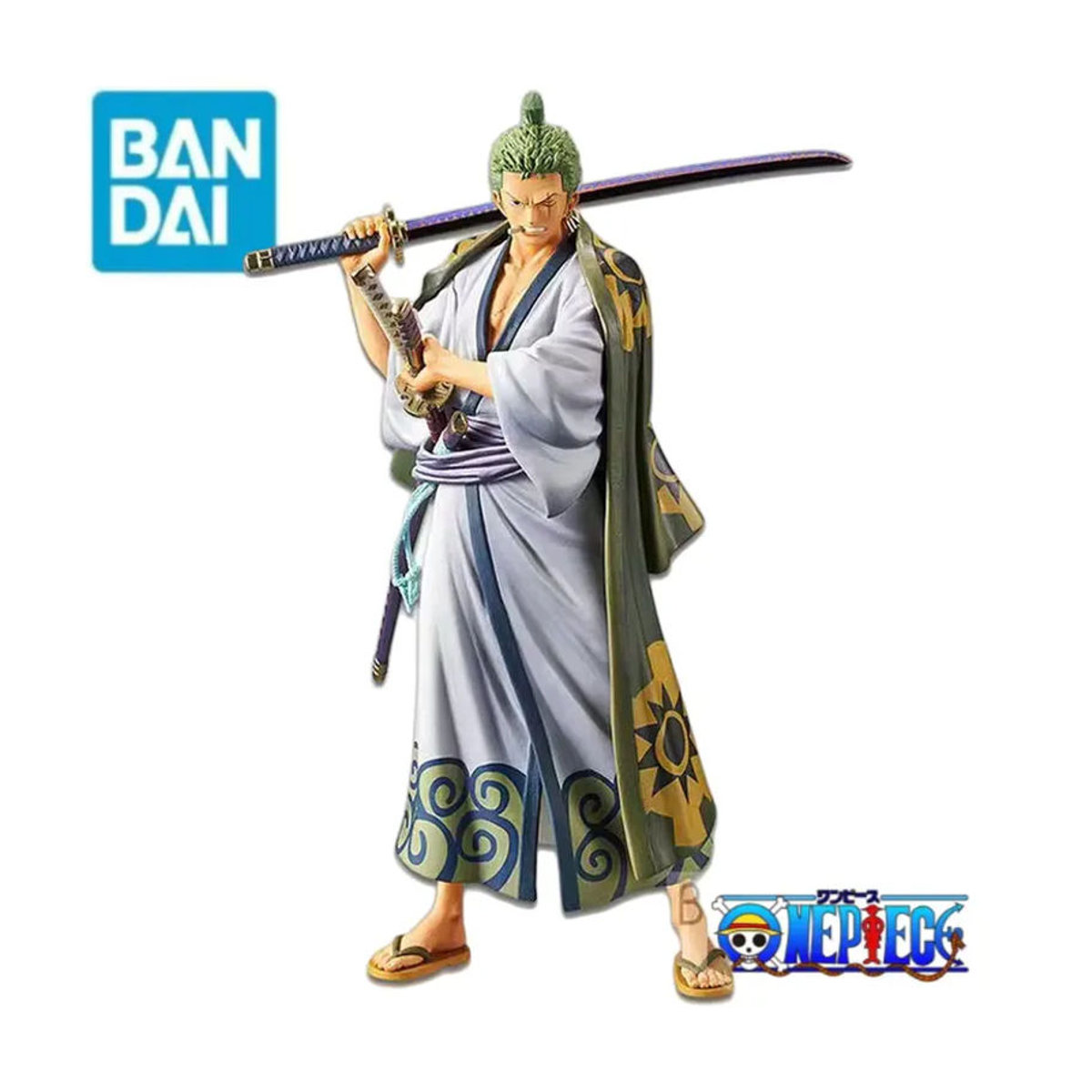 Bandai Banpresto One Piece Roronoa Zoro und Trafalgar D. Water Law Figuren Modellstatuen aus Kunststoff, mehrfarbig - Bild 2
