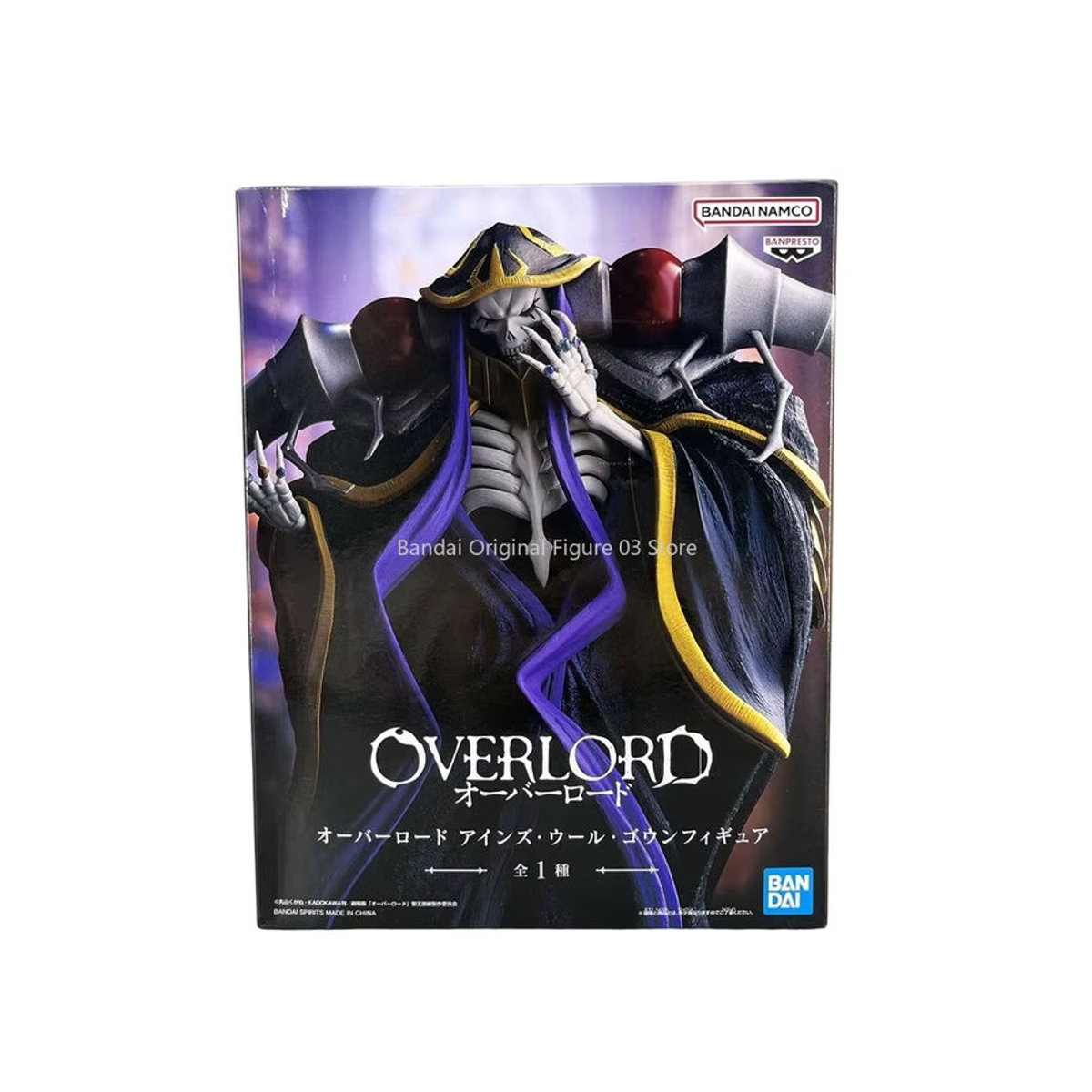 Bandai Banpresto Overlord Ainz Ooal Gown Action Figur aus PVC in Schwarz - Bild 2