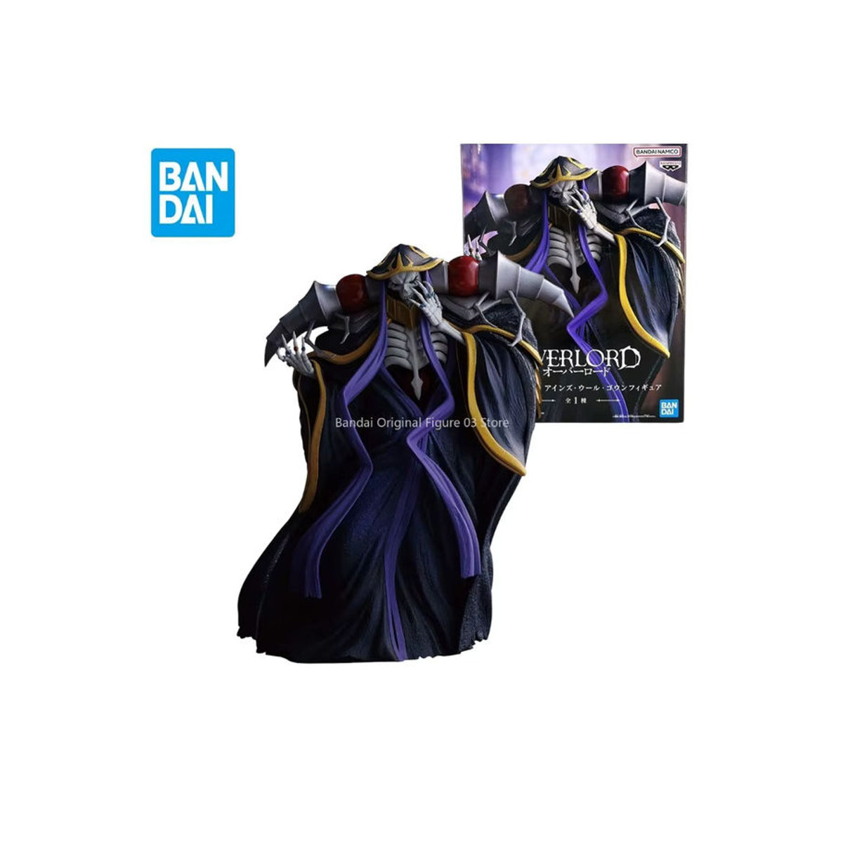 Bandai Banpresto Overlord Ainz Ooal Gown Action Figur aus PVC in Schwarz - Bild 7