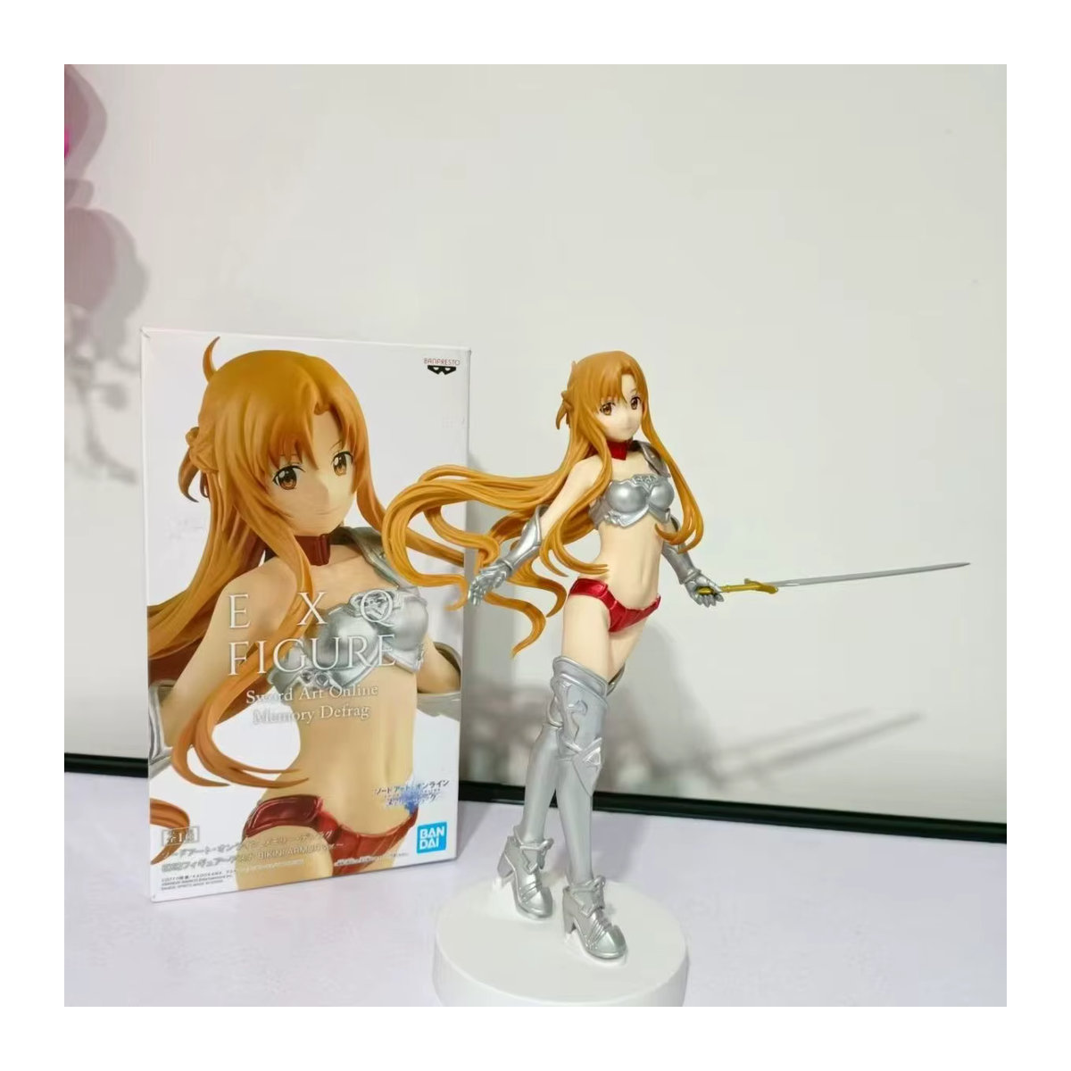 Bandai Banpresto Sword Art Online Anime Figur Bikini Yuuki Leafa Asuna Sammlermodell in Mehrfarbig - Bild 3