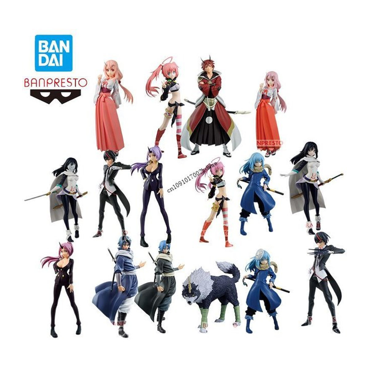 Bandai Banpresto That Time I Got Reincarnated As A Slime Figuren Set Rimuru Shion Souei Diablo mehrfarbig - Bild 1