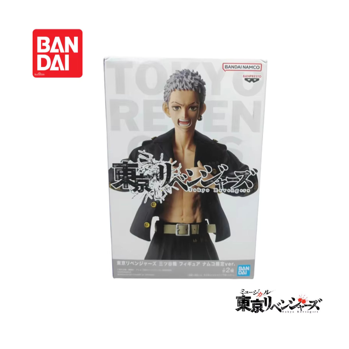 Bandai Banpresto Tokyo Revengers Takashi Miya Actionfigur in Schwarz - Bild 2