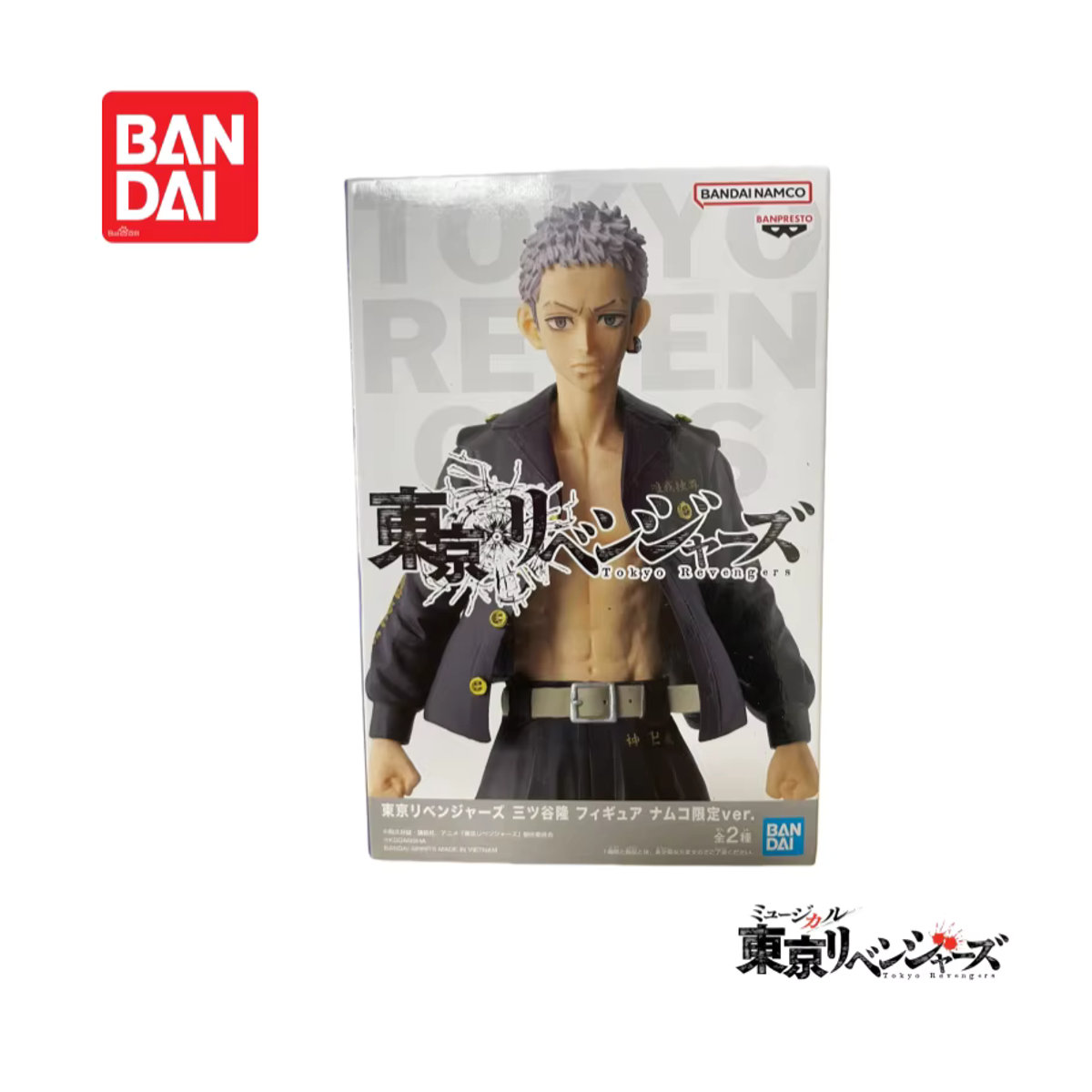 Bandai Banpresto Tokyo Revengers Takashi Miya Actionfigur in Schwarz - Bild 3