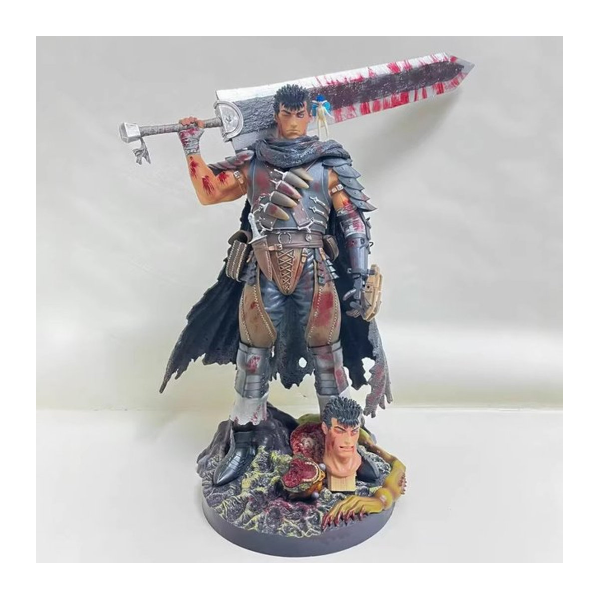 Bandai Berserker Guts Actionfigur aus Kunststoff mit zwei Köpfen, mehrfarbig, Höhe: 32 cm - Bild 1
