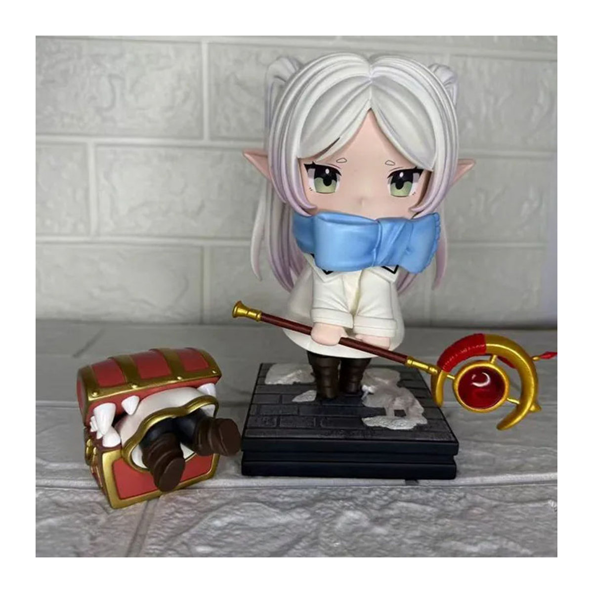 Bandai Beyond Journey's End Animation Lillian Modellfigur aus Kunstharz, mehrfarbig, handgefertigte Schreibtisch-Dekoration - Bild 1