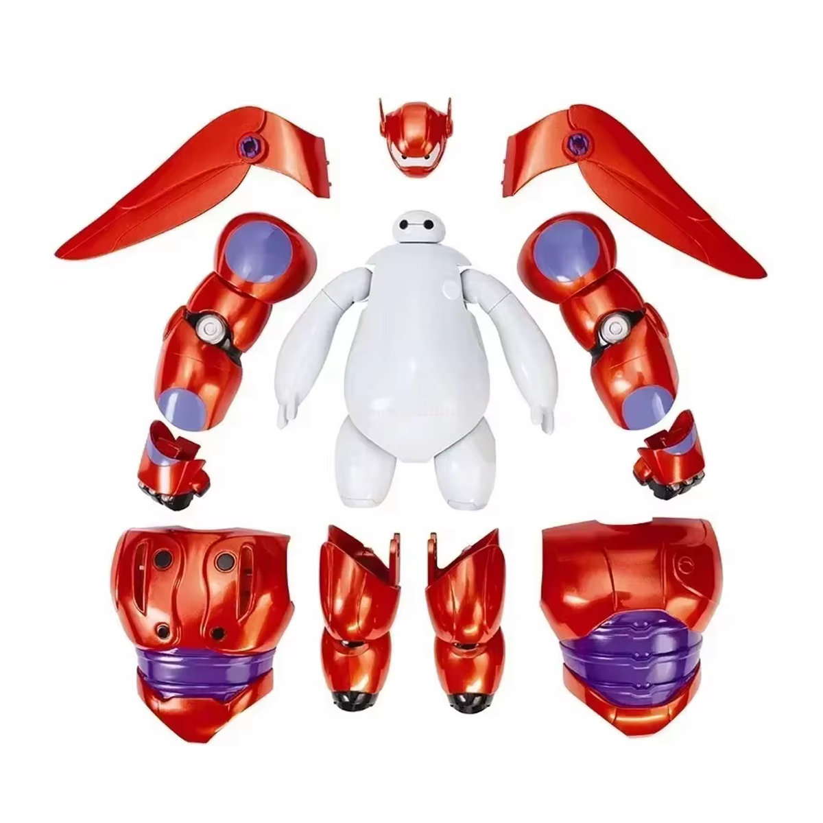 Bandai Big Hero 6 Baymax Actionfigur aus Kunststoff in Weiß, Höhe: 18 cm - Bild 2