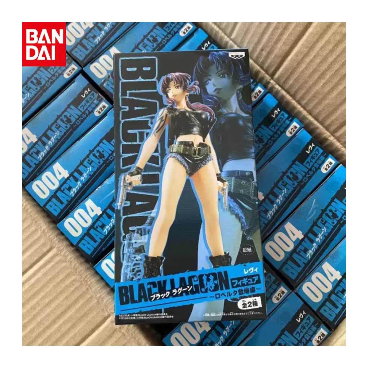 Bandai Black Lagoon Anime Figur Revy Rebecca Action Modell Sammlerstück in Schwarz und Mehrfarbig aus Kunststoff - Bild 2