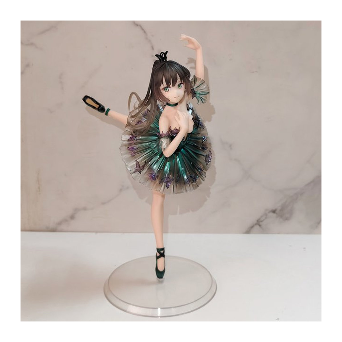 Bandai Black Swan Anime Girl GK Figur in Ballettpose, mehrfarbige PVC-Sammlerfigur aus Kunststoff für deine Dekoration - Bild 1