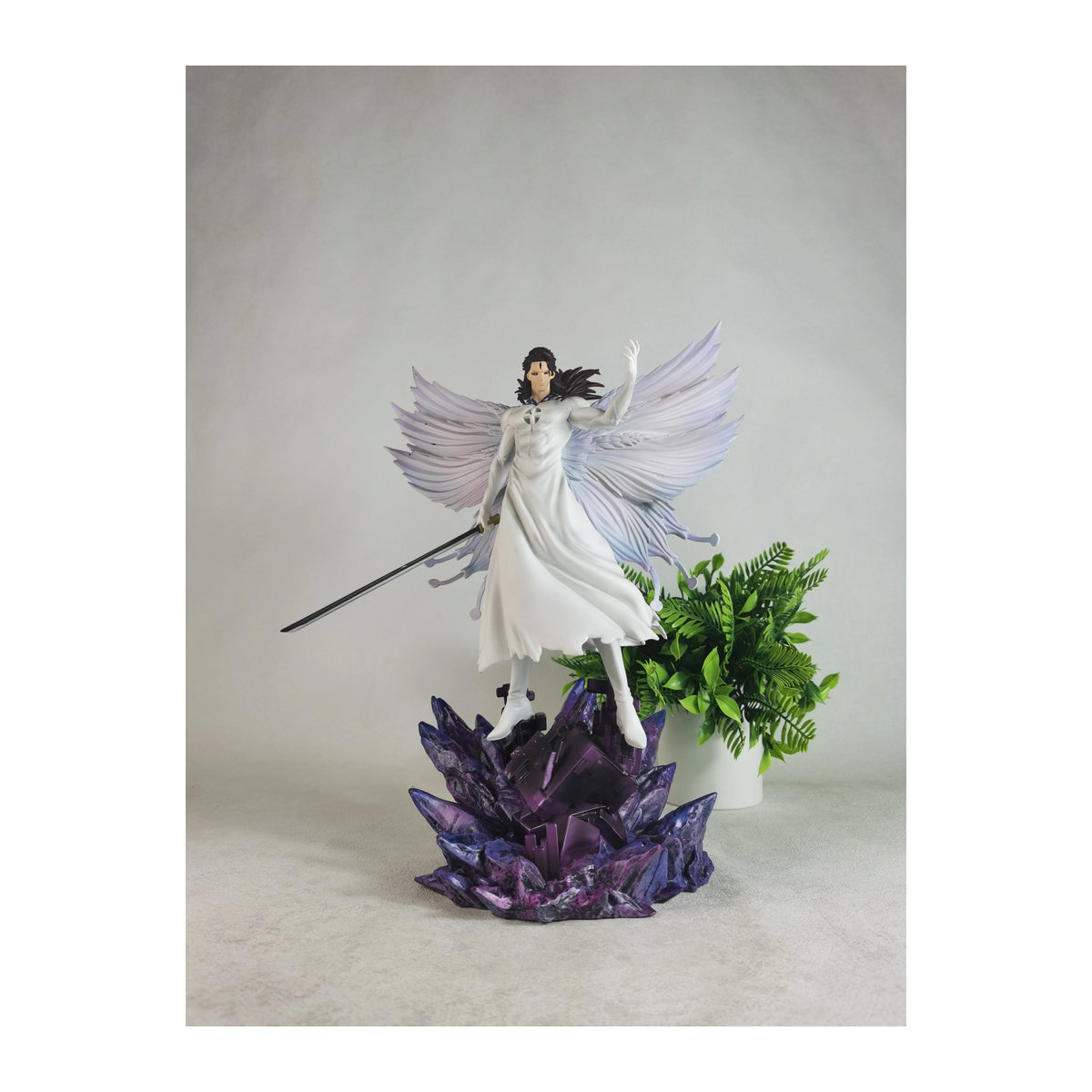 Bandai Bleach Anime Figur Aizen Sousuke aus Kunststoff in Weiß, Höhe: 31 cm - Bild 2