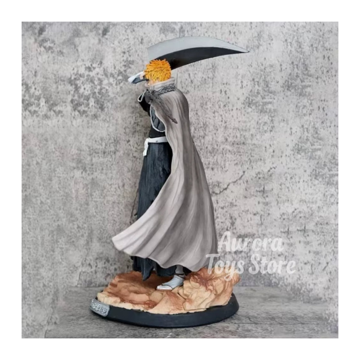 Bandai Bleach Anime Figur Kurosaki Ichigo Actionfigur aus Kunststoff in Schwarz, Höhe: 33 cm - Bild 3