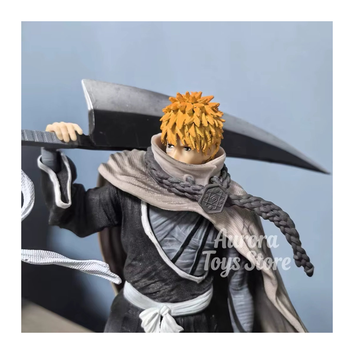 Bandai Bleach Anime Figur Kurosaki Ichigo Actionfigur aus Kunststoff in Schwarz, Höhe: 33 cm - Bild 6