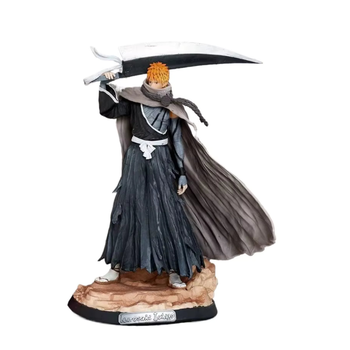 Bandai Bleach Anime Figur Kurosaki Ichigo Actionfigur aus Kunststoff in Schwarz, Höhe: 33 cm - Bild 7