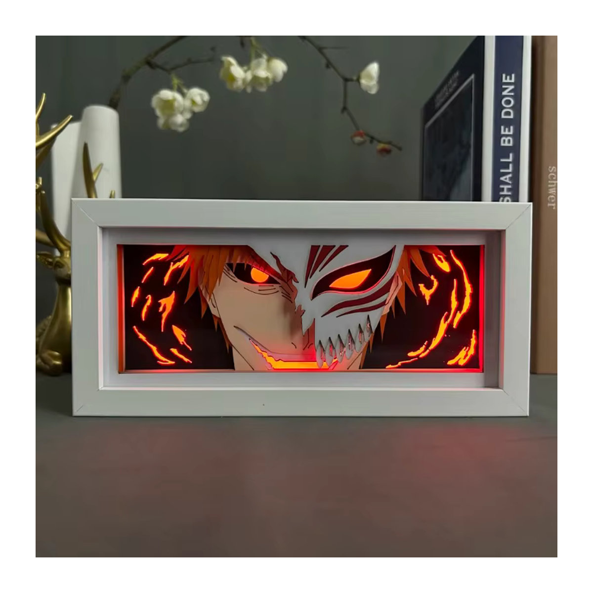 Bandai BLEACH Anime LED Papier Carving Schattenbox Bunt zur Schlafzimmer Dekoration - Bild 2