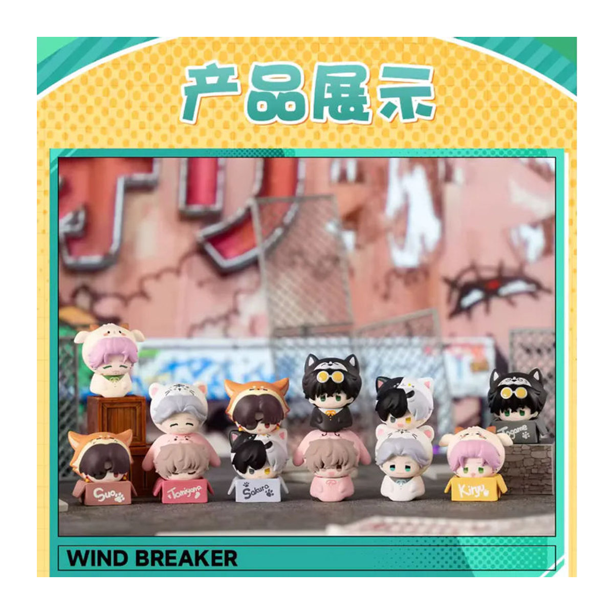 Bandai Blind Box Mini-Tierfiguren aus Kunststoff, mehrfarbig, Desktop-Dekoration und Spielzeug - Bild 2