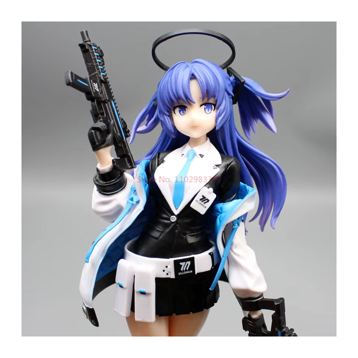 Bandai Blue Archive Hayase Yuka Anime-Figur aus Kunststoff, 24 cm, mehrfarbig - Bild 6