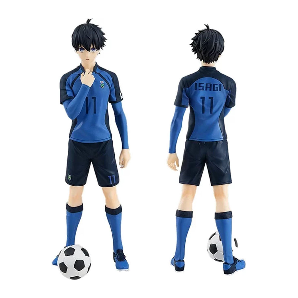 Bandai Blue Lock Anime Figur Isagi Yoichi in Blau, 17 cm Action Figure aus Kunststoff - Bild 1