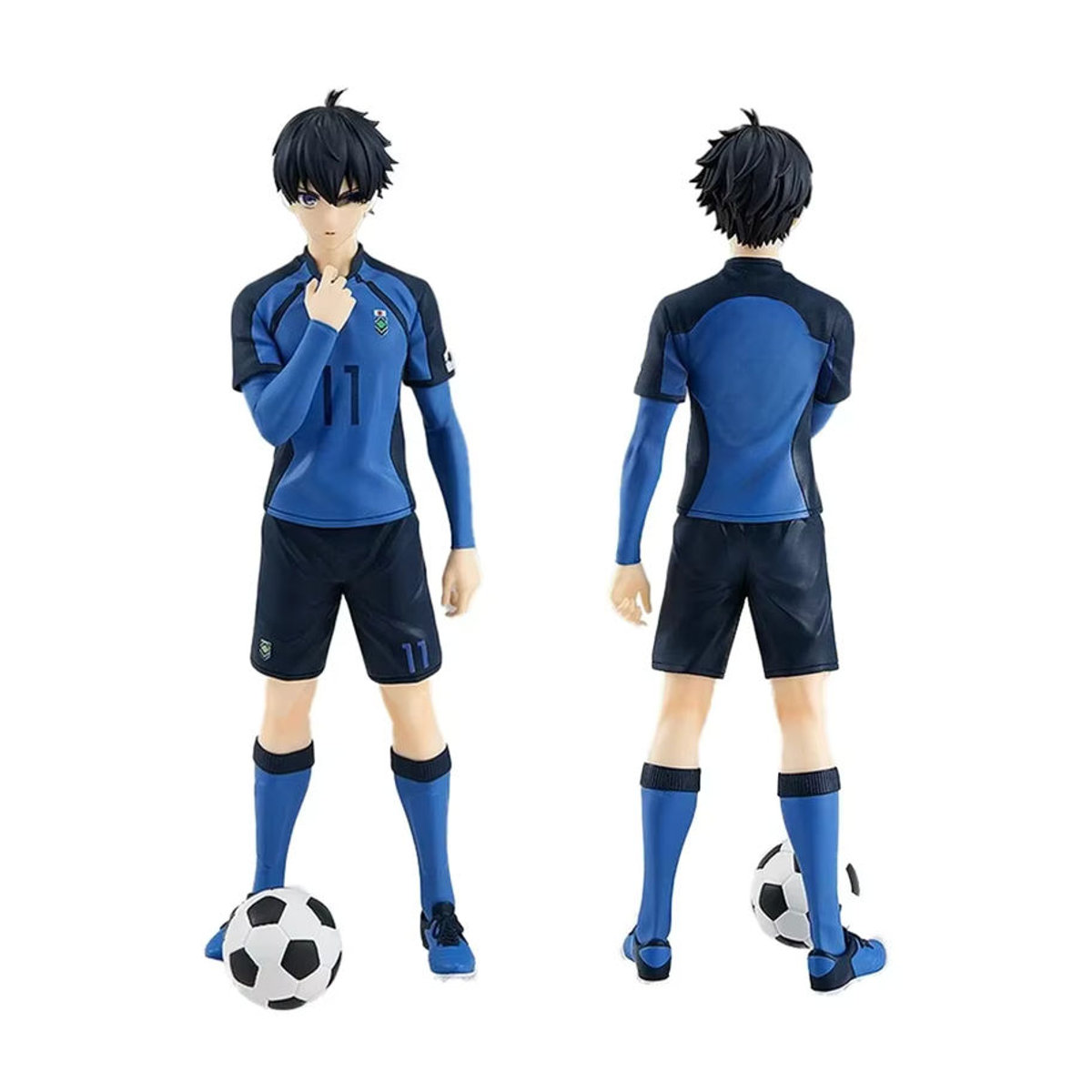Bandai Blue Lock Anime Figur Isagi Yoichi in Blau, 17 cm Action Figure aus Kunststoff - Bild 6