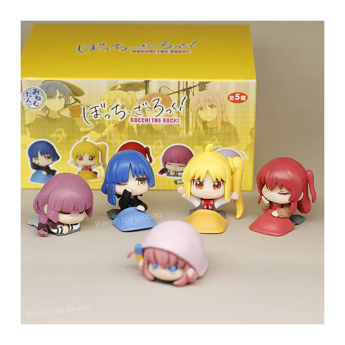 Bandai BOCCHI THE ROCK! Anime-Figur Blind Box Q-Version Hitori Gotoh Ryo Yamada Nijika Ijichi Actionfigur aus Kunststoff, mehrfarbig - Bild 2