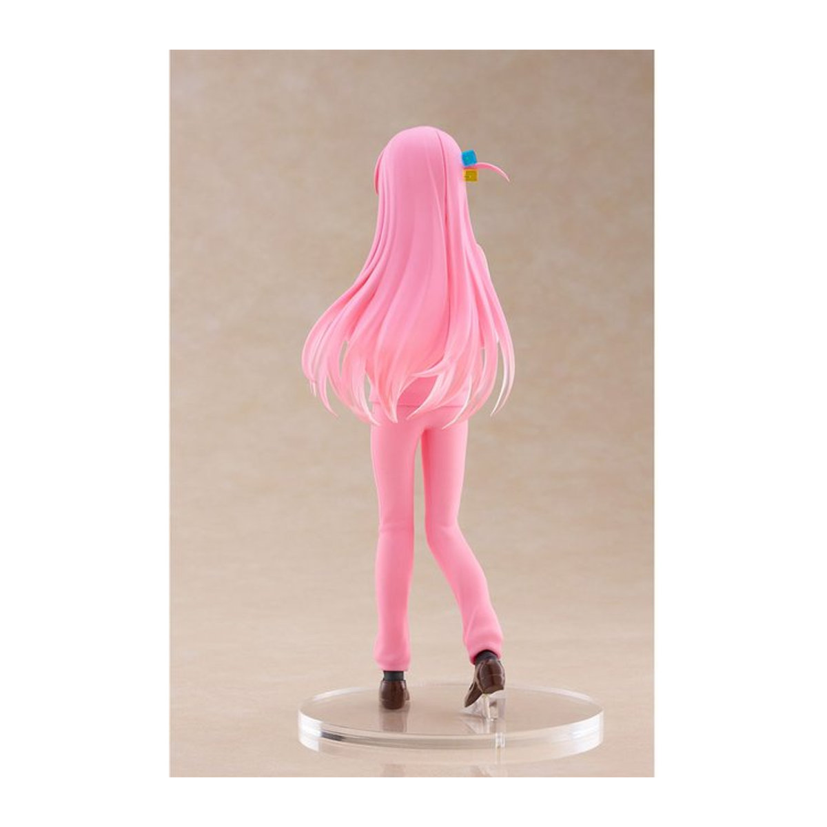 Bandai Bocchi the Rock! Gotoh Hitori Anime Standfigur aus Kunststoff, Farbe: Rosa, Höhe: 18 cm - Bild 1