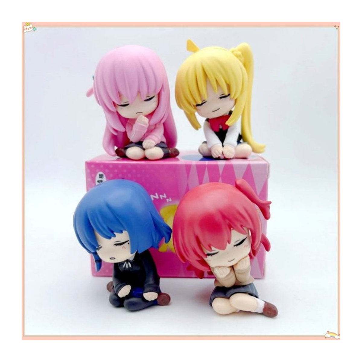 Bandai Bocchi The Rock! Schlafende Serie Gashapon Figurenmodell mehrfarbig - Bild 1