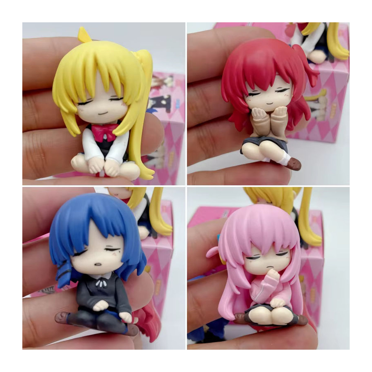 Bandai Bocchi The Rock! Schlafende Serie Gashapon Figurenmodell mehrfarbig - Bild 2