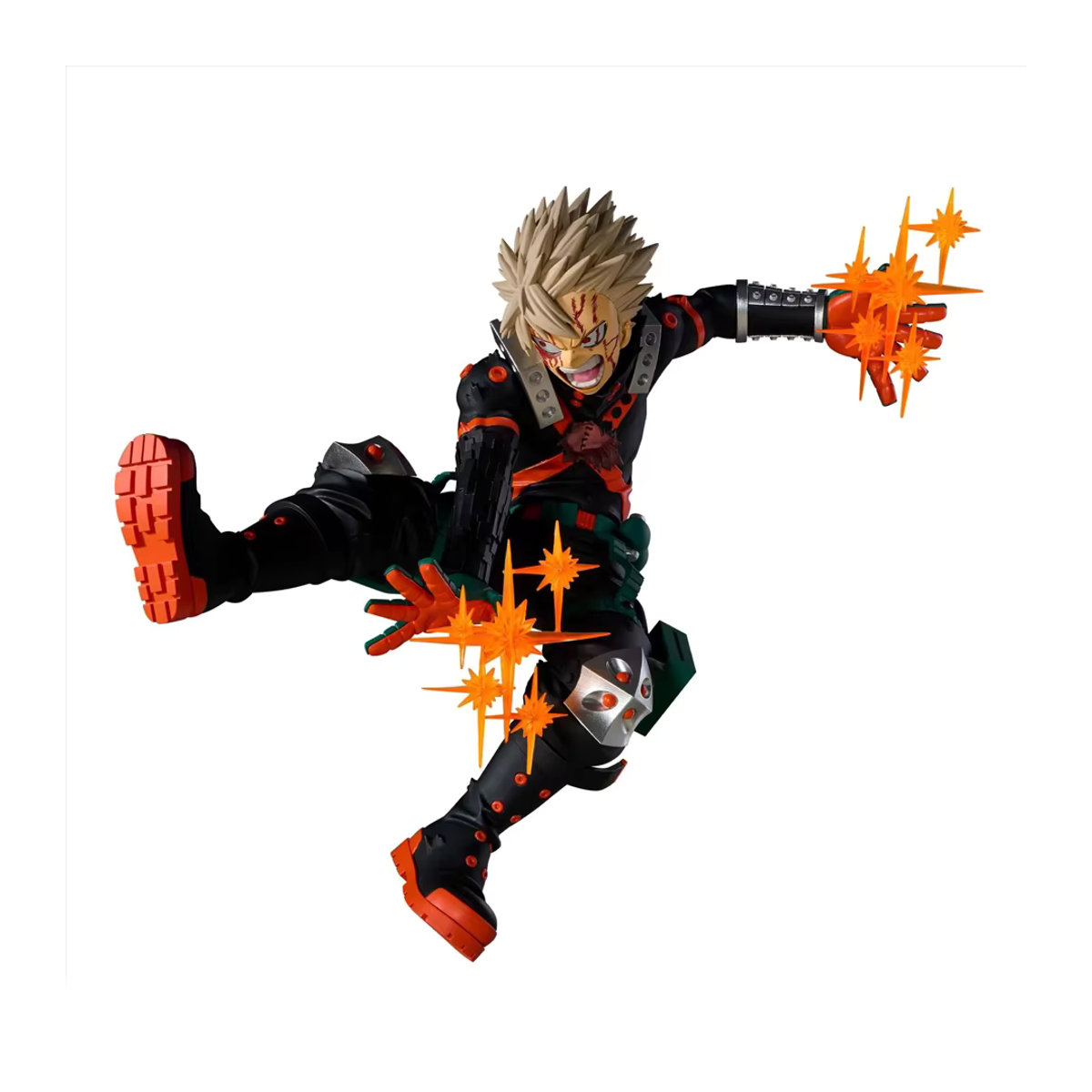 Bandai Boku no Hero Academia Anime Figuren Bakugou Katsuki Midoriya Izuku und Todoroki Shoto aus Kunststoff, mehrfarbig - Bild 3