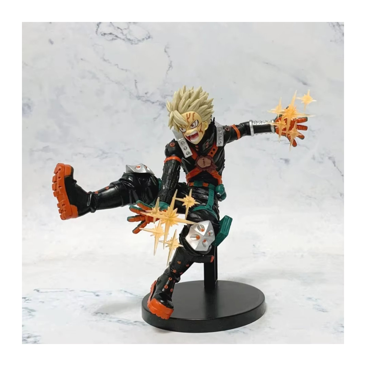 Bandai Boku no Hero Academia Anime Figuren Bakugou Katsuki Midoriya Izuku und Todoroki Shoto aus Kunststoff, mehrfarbig - Bild 6
