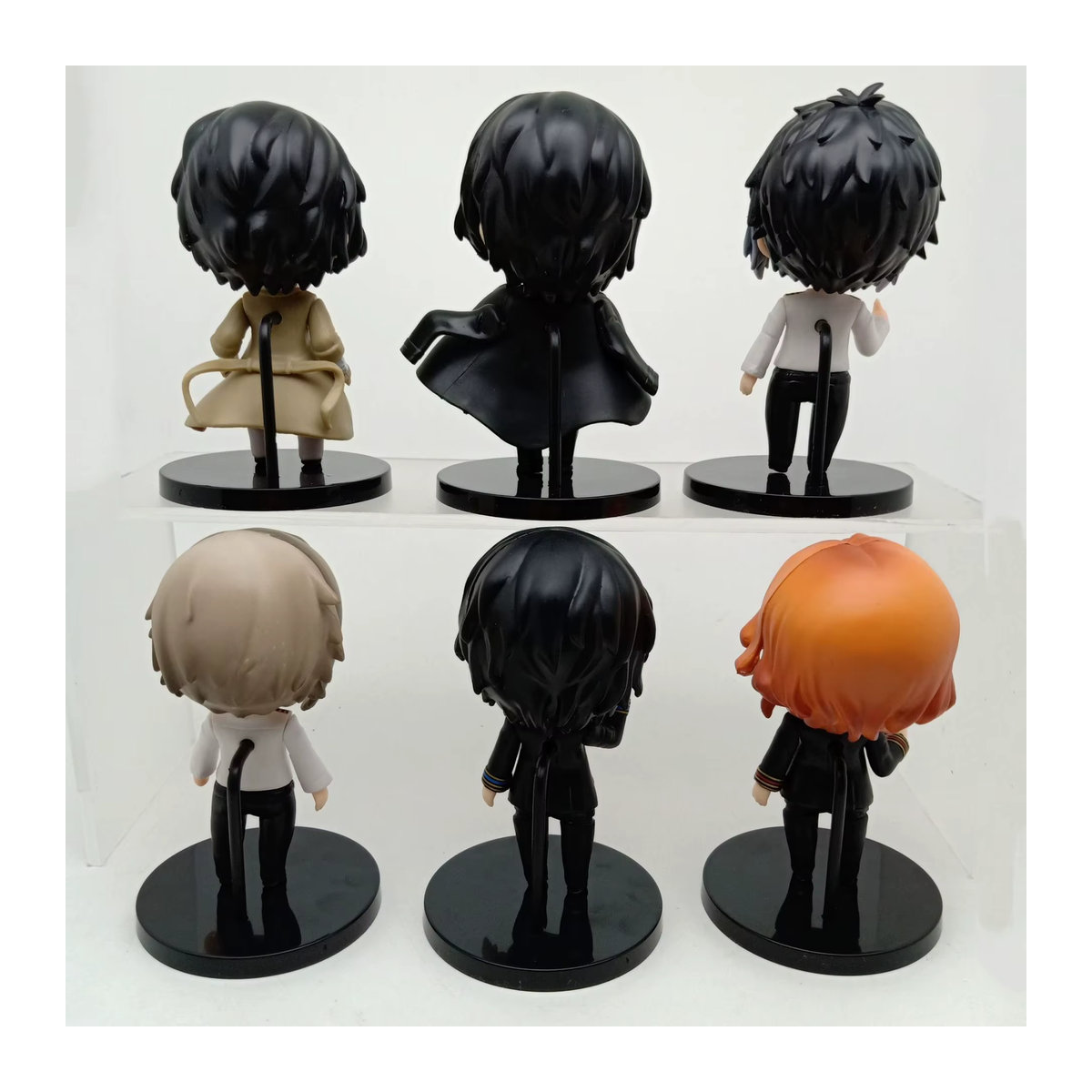 Bandai Bungo Stray Dogs Anime Figuren Dazai Osamu und Nakajima Atsushi aus Kunststoff, mehrfarbig - Bild 2