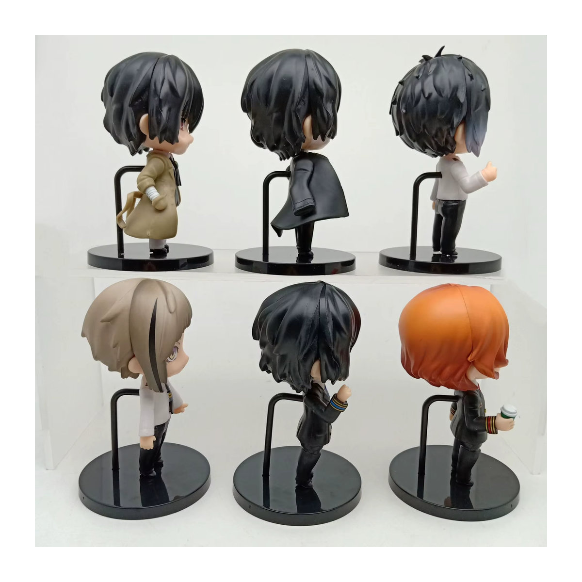 Bandai Bungo Stray Dogs Anime Figuren Dazai Osamu und Nakajima Atsushi aus Kunststoff, mehrfarbig - Bild 3