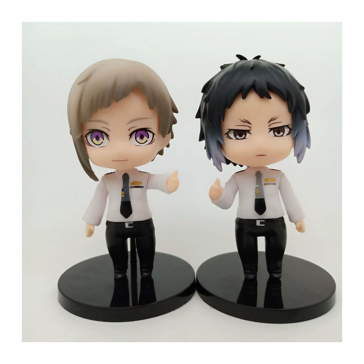 Bandai Bungo Stray Dogs Anime Figuren Dazai Osamu und Nakajima Atsushi aus Kunststoff, mehrfarbig - Bild 4