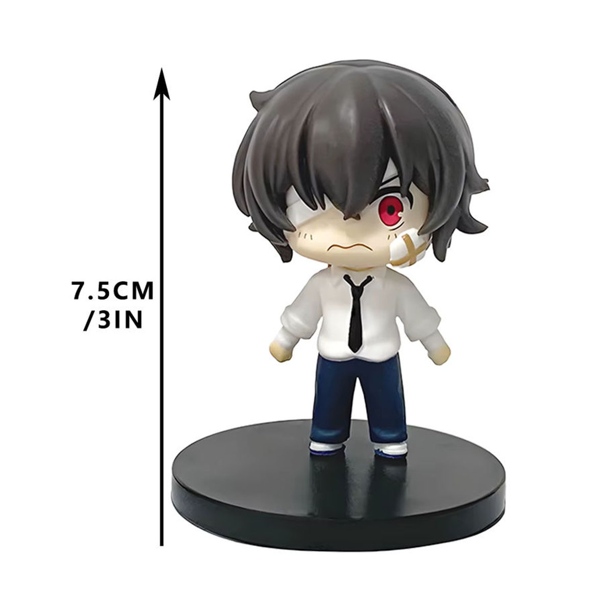 Bandai Bungo Stray Dogs Dazai Osamu Figur, mehrfarbig, Höhe: 7 cm - Bild 3
