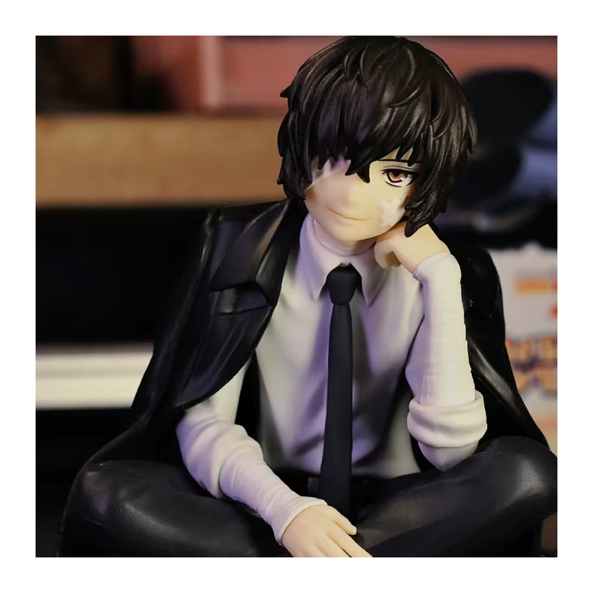 Bandai Bungou Stray Dogs Anime-Figur Dazai Osamu Actionfigur aus Kunststoff, mehrfarbig, Höhe: 13,5 cm - Bild 5