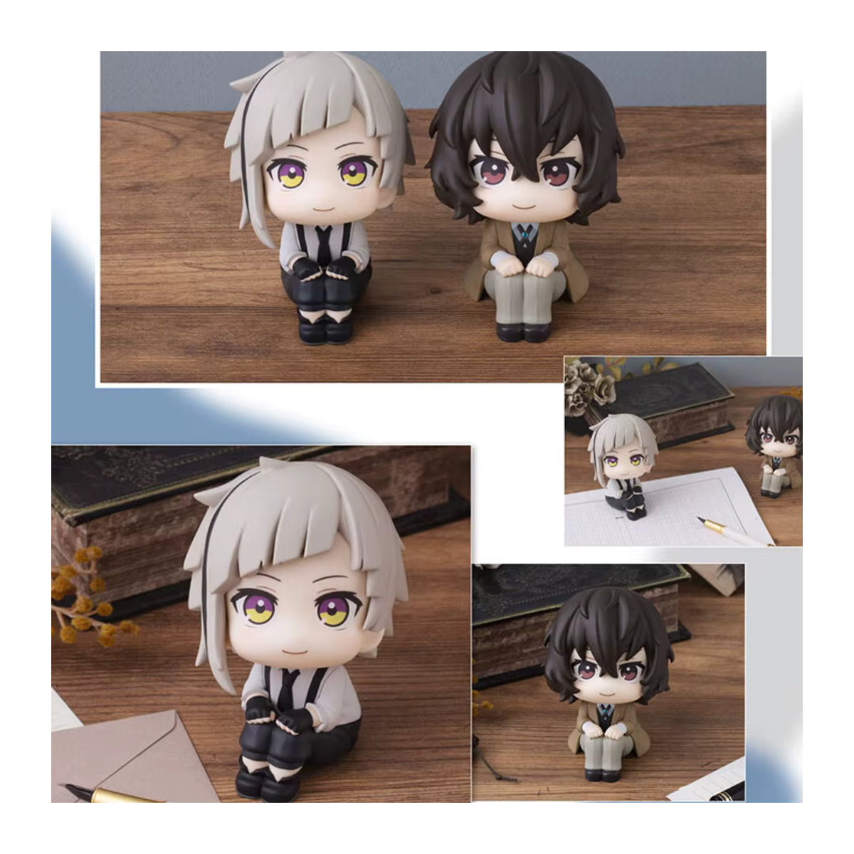 Bandai Bungou Stray Dogs Anime-Figur Dazai Osamu und Nakahara Chuuya Actionfiguren aus Kunststoff, mehrfarbig - Bild 4
