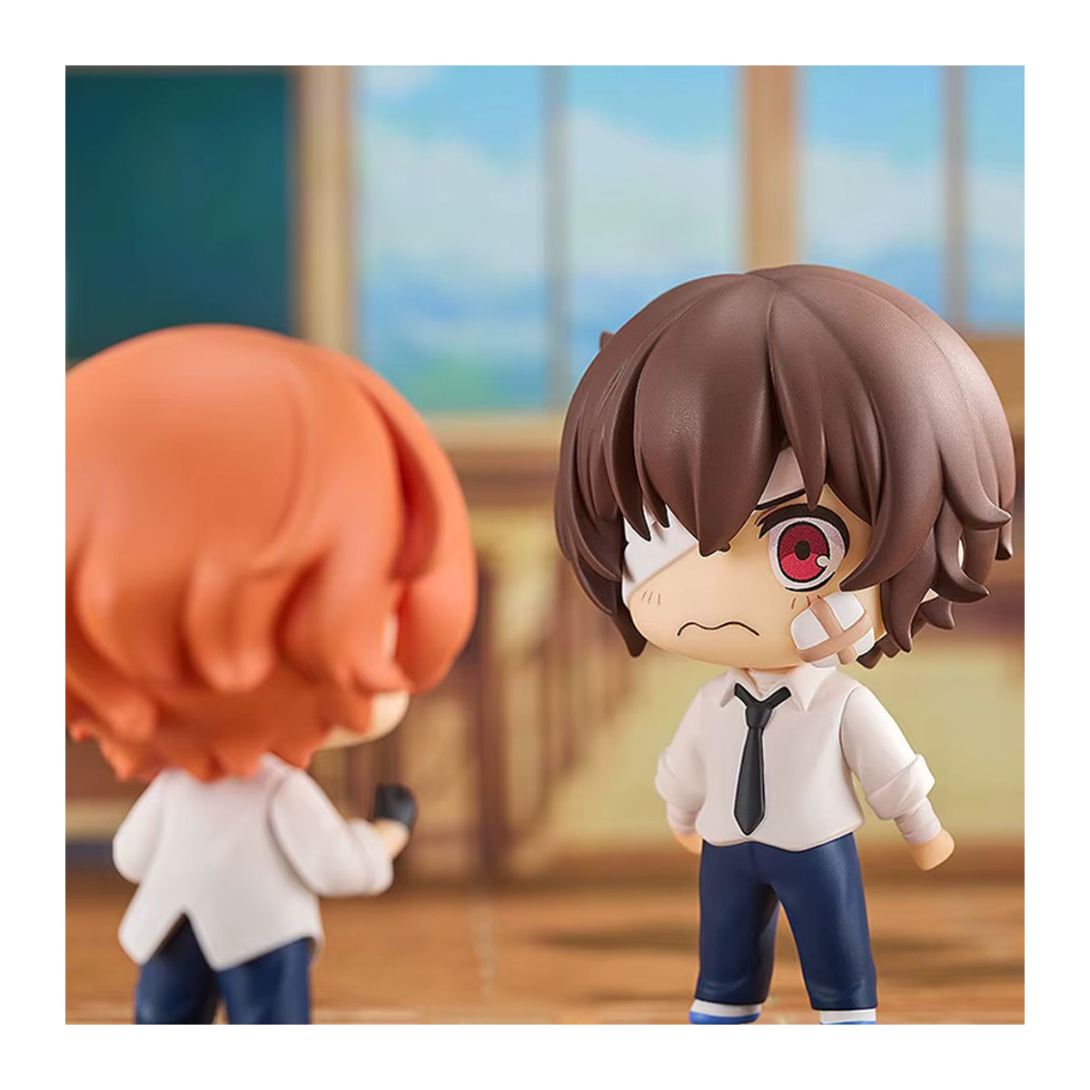 Bandai Bungou Stray Dogs Anime Figur Dazai Osamu und Nakahara Chuuya Sammelmodell aus Kunststoff, mehrfarbig, Höhe: 7 cm - Bild 3