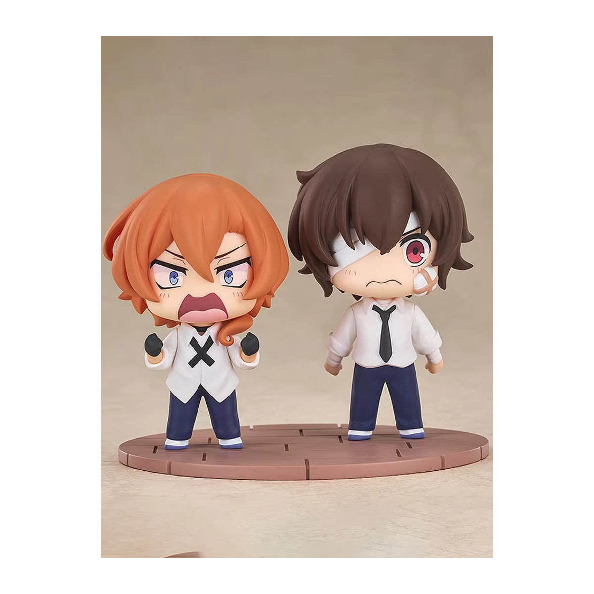 Bandai Bungou Stray Dogs Anime Figur Dazai Osamu und Nakahara Chuuya Sammelmodell aus Kunststoff, mehrfarbig, Höhe: 7 cm - Bild 6