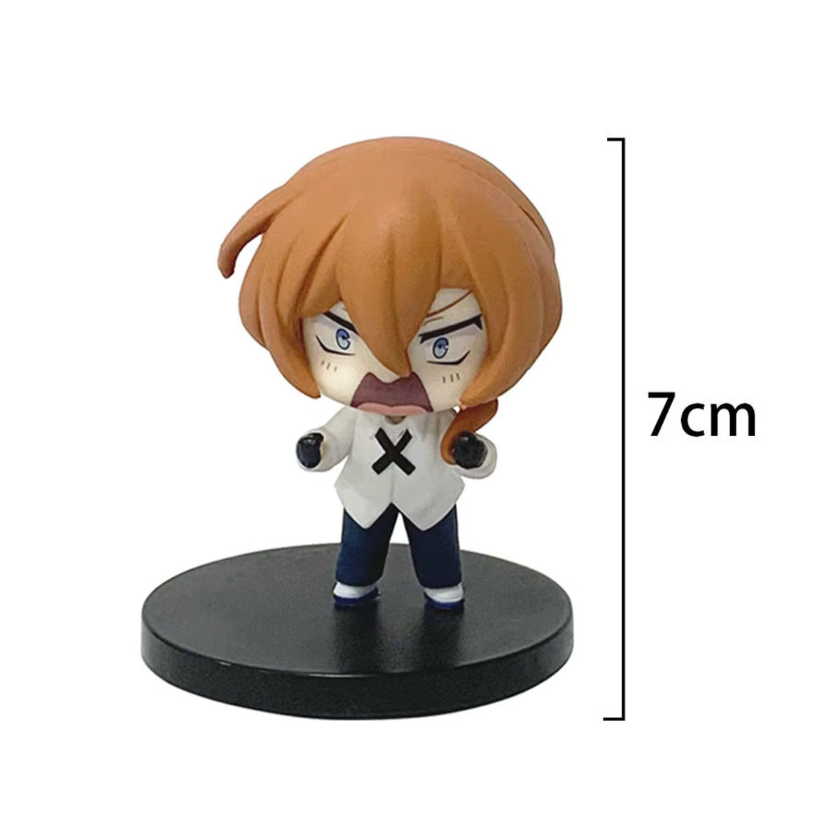 Bandai Bungou Stray Dogs Anime-Figur Dazai Osamu und Nakahara Chuuya Sammlermodell aus Kunststoff, mehrfarbig, Höhe: 7 cm - Bild 2